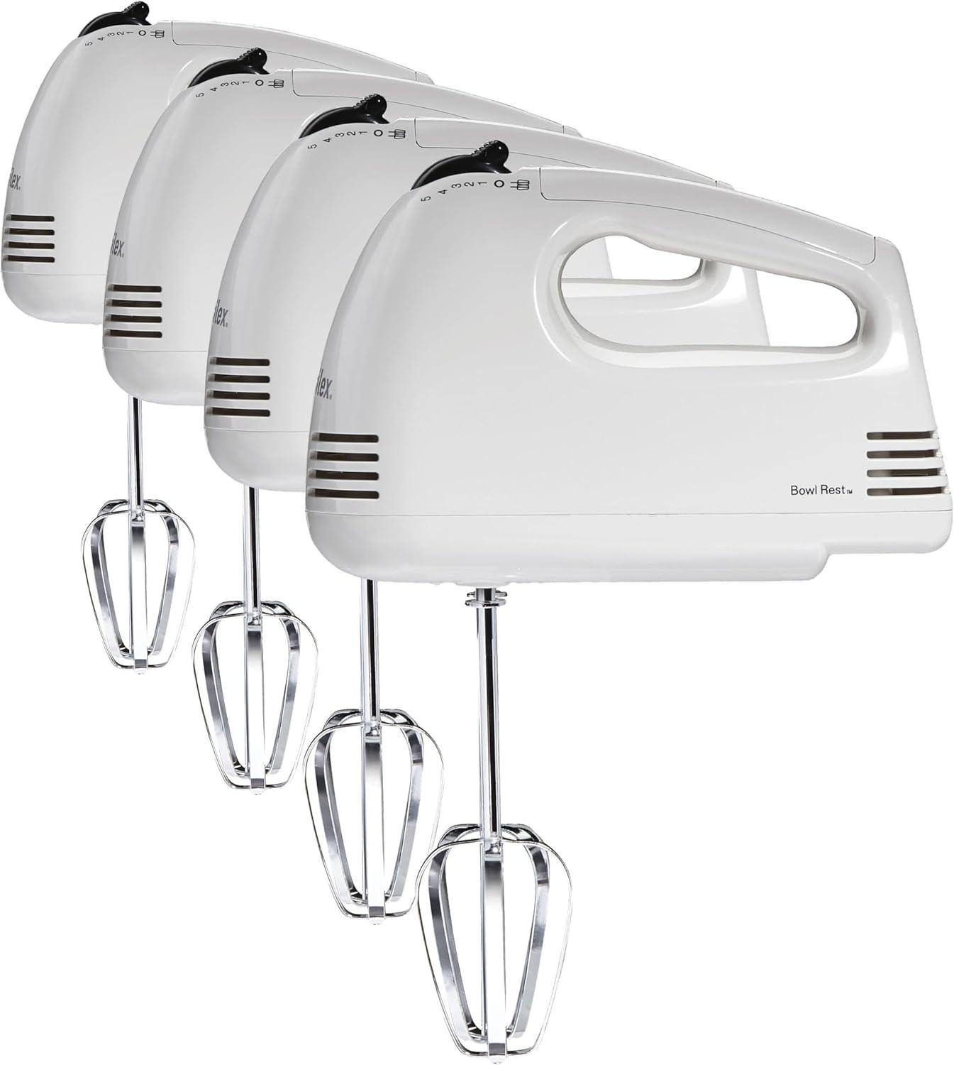 image:imageProctor Silex Easy Mix 5Speed Electric Hand Mixer with Bowl Rest Compact and Lightweight 100 Watts of Peak Power Black 62507PSWhite