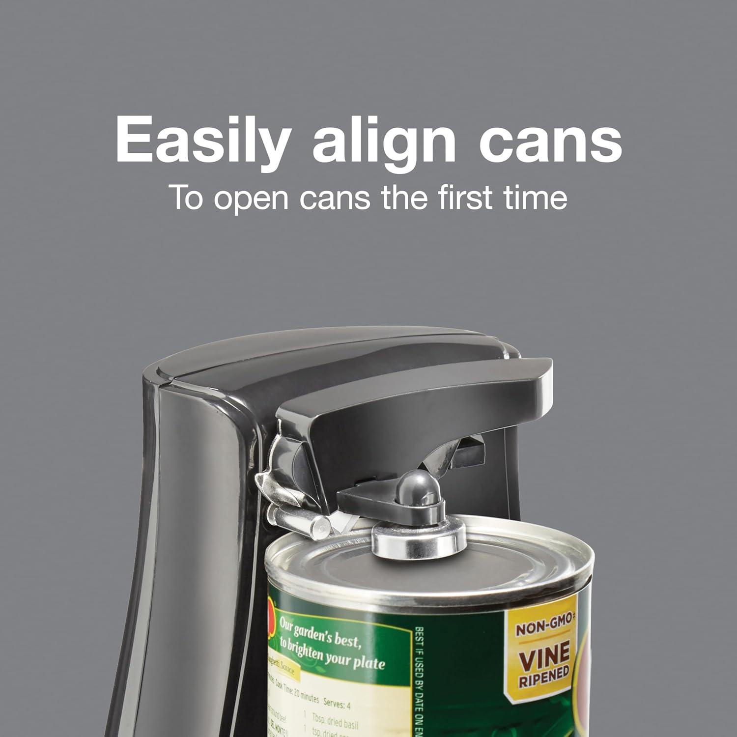 image:imageProctor Silex Power Electric Automatic Can Opener for Kitchen with Knife Sharpener Twistoff EasyClean Lever Cord Storage White 75224PSBlack