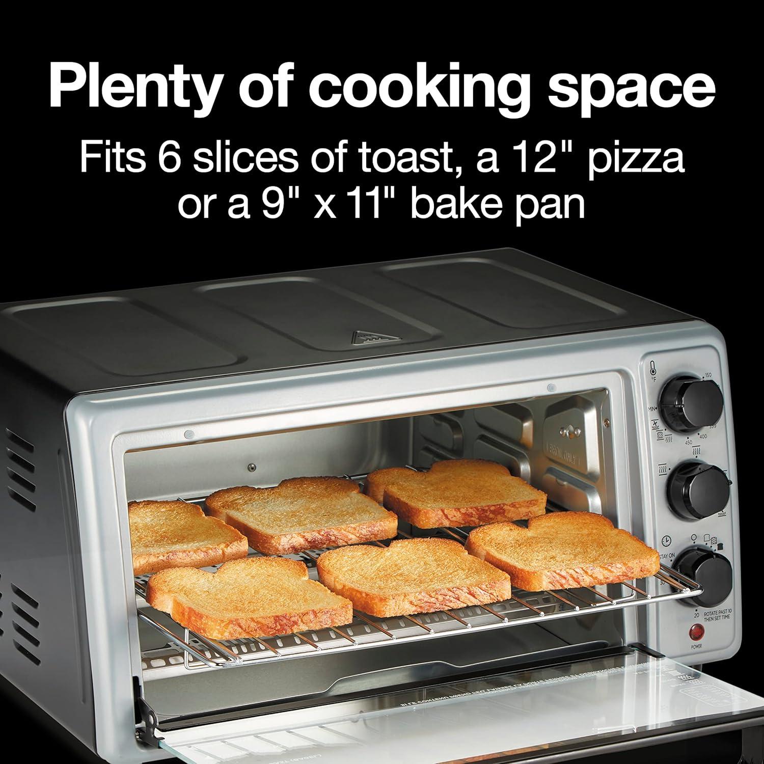 image:imageProctor Silex SimplyCrisp Air Fryer Toaster Oven Combo with 4in1 Functionality Air Fry Bake Broil amp Toast 1200 Watts Fits 4 Slices or Personal Pizza Auto Shutoff Black 31265Black