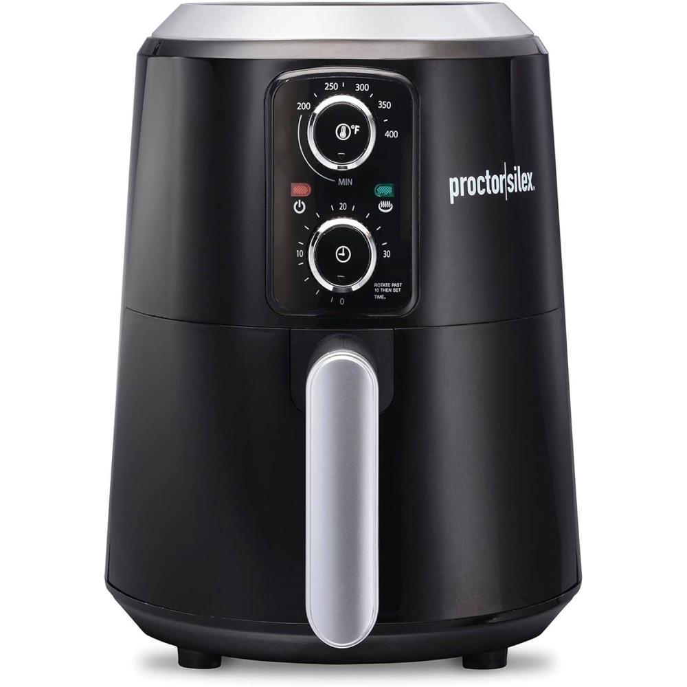 image:imageProctor Silex 58 QT Air Fryer Oven with Temperature Control 60 Min Timer Non Stick Basket 1700W Black 35060Black