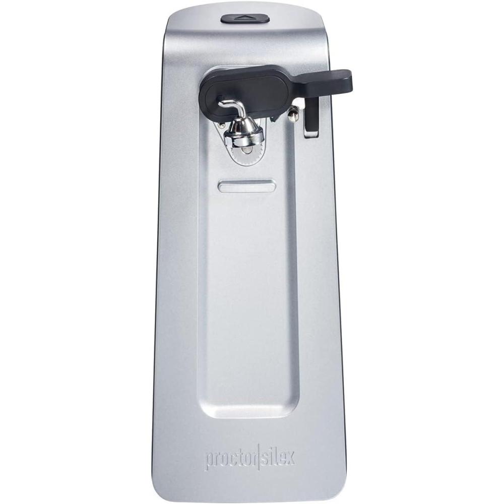 image:imageProctor Silex SureCut Electric Automatic Can Opener for Kitchen with Stainless Steel Blade Twistoff EasyClean Lever Cord Storage Extra Tall Silver 75225Extra Tall