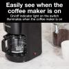 Proctor Silex 10-Cup Coffee Maker, Works with Smart Plugs That Are Compatible with Alexa, Auto Pause and Serve, Black (48351PS)(10-Cup)