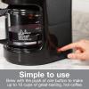 Proctor Silex 10-Cup Coffee Maker, Works with Smart Plugs That Are Compatible with Alexa, Auto Pause and Serve, Black (48351PS)(10-Cup)