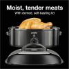 Proctor Silex 24-Pound Electric Roaster Oven with Variable Temperature Control, Self-Basting Lid & Removable Pan, 18 Quart, Black (32211)