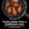 Proctor Silex 5.8 QT Air Fryer Oven with Temperature Control, 60 Min Timer, Non Stick Basket, 1700W, Black (35060)(Black)