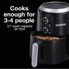 Proctor Silex 5.8 QT Air Fryer Oven with Temperature Control, 60 Min Timer, Non Stick Basket, 1700W, Black (35060)(Black)