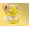 Proctor Silex Alex’s Lemonade Stand Electric Citrus Juicer Machine, Large 34 oz. Pitcher, Pressure Activated, for Lemons, Limes and Oranges, 34 oz, Includes 2 Reamers & Recipe Book, Yellow (66341)(34 oz.  Discontinued)