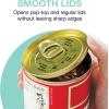 Proctor Silex Automatic Electric Can Opener, Hands Free Cordless Operation & USB Rechargeable, Self-Aligning, Cut Smooth Touch Lid Edges, Compact and Easy to Store, Red(Mint)