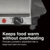 Proctor Silex Buffet Server & Food Warmer, Adjustable Heat, for Parties, Holidays and Entertaining, Three 2.5 Quart Oven-Safe Chafing Dish Set, Stainless Steel(Two 2.5 Quart Oven-Safe Chafing Dish Set)