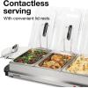 Proctor Silex Buffet Server & Food Warmer, Adjustable Heat, for Parties, Holidays and Entertaining, Three 2.5 Quart Oven-Safe Chafing Dish Set, Stainless Steel(Three 2.5 Quart Oven-Safe Chafing Dish Set)