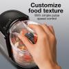 Proctor Silex Durable Electric Vegetable Chopper & Mini Food Processor for Chopping, Puree & Emulsify, 1.5 Cup, White(1.5 cups  Black)
