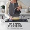 Proctor Silex Easy Mix 5-Speed Electric Hand Mixer with Bowl Rest, Compact and Lightweight, 215 Watts of Peak Power, Storage Case, Black (62512)(Black)