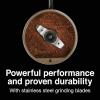 Proctor Silex Electric Coffee Grinder for Beans, Spices and More, Stainless Steel Blades, 12 Cups, White(Brown)