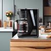 Proctor Silex FrontFill Drip Coffee Maker, 12 Cup Glass Carafe, Black and Silver (43680PS)(Compact)