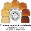 Proctor Silex Plastic 2 Slice Toaster, Bagel, Defrost & Cancel Buttons, Browning Control With 7 Shades, Auto Shutoff, Slide-Out Crumb Tray, Oat White (22660)(Red)