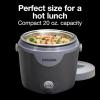 Proctor Silex Portable Electric Lunch Box Food Heater and 20 oz Meal Warmer with Built-In Carry Handle, High and Low Heat Settings (33120C)