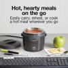 Proctor Silex Portable Electric Lunch Box Food Heater and 20 oz Meal Warmer with Built-In Carry Handle, High and Low Heat Settings (33120C)