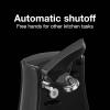 Proctor Silex Power Electric Automatic Can Opener for Kitchen with Knife Sharpener, Twist-off Easy-Clean Lever, Cord Storage, White (75224PS)(Black)
