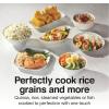 Proctor Silex Rice Cooker & Food Steamer, 16 Cups Cooked (8 Cups Uncooked), Includes Steam and Rinsing Basket, Black (37527)(White)