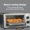 Proctor Silex Simply-Crisp Air Fryer Toaster Oven Combo with 4-in-1 Functionality (Air Fry, Bake, Broil & Toast), 1200 Watts, Fits 4 Slices or Personal Pizza, Auto Shutoff, Black (31265)(Black)