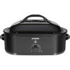 Proctor Silex 24-Pound Electric Roaster Oven with Variable Temperature Control, Self-Basting Lid & Removable Pan, 18 Quart, Black (32211)