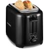 Proctor Silex 2-Slice Toaster with Extra Wide Slots for Bagels, Cool-Touch Walls, Shade Selector, Toast Boost, Auto Shut-off and Cancel Button, Black (22305)(Toaster)