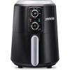 Proctor Silex 5.8 QT Air Fryer Oven with Temperature Control, 60 Min Timer, Non Stick Basket, 1700W, Black (35060)(Black)