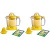 Proctor Silex Alex’s Lemonade Stand Electric Citrus Juicer Machine, Large 34 oz. Pitcher, Pressure Activated, for Lemons, Limes and Oranges, 34 oz, Includes 2 Reamers & Recipe Book, Yellow (66341)(Large 34 oz. Pitcher  New for 2024 (Pack of 2))