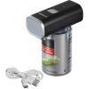 Proctor Silex Automatic Electric Can Opener, Hands Free Cordless Operation & USB Rechargeable, Self-Aligning, Cut Smooth Touch Lid Edges, Compact and Easy to Store, Red(Black)