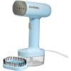 Proctor Silex Compact Travel Iron & Garment Steamer for Clothes, Ready in 45 Seconds for 7 Minutes of Continuous Use, Portable and Lightweight, Vacation Essentials, 1200 Watts, 120 ml Water Tank, Blue(120 ml Water Tank)