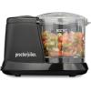 Proctor Silex Durable Electric Vegetable Chopper & Mini Food Processor for Chopping, Puree & Emulsify, 1.5 Cup, White(1.5 cups  Black)