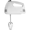 Proctor Silex Easy Mix 5-Speed Electric Hand Mixer with Bowl Rest, Compact and Lightweight, 100 Watts of Peak Power, Black (62507PS)(White)