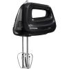 Proctor Silex Easy Mix 5-Speed Electric Hand Mixer with Bowl Rest, Compact and Lightweight, 215 Watts of Peak Power, Storage Case, Black (62512)(Black)