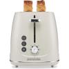 Proctor Silex Plastic 2 Slice Toaster, Bagel, Defrost & Cancel Buttons, Browning Control With 7 Shades, Auto Shutoff, Slide-Out Crumb Tray, Oat White (22660)(Oat White)