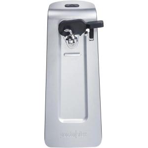 Proctor Silex SureCut Electric Automatic Can Opener for Kitchen with Stainless Steel Blade, Twist-off Easy-Clean Lever, Cord Storage, Extra Tall, Silver (75225)(Extra Tall)
